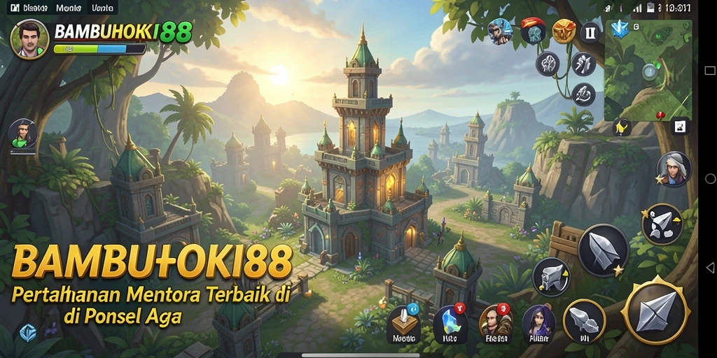 Tampilkan gameplay menarik Tower Defense di BAMBUHOKI88.
