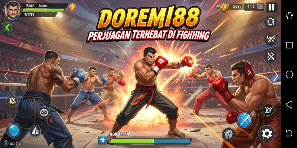 Gameplay Fighting DOREMI88 yang seru dan mengesankan.