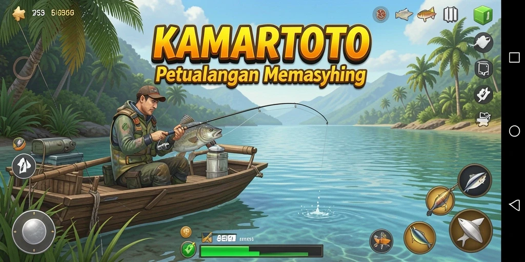 Tangkapan ikan yang menakjubkan dalam gameplay KAMARTOTO.